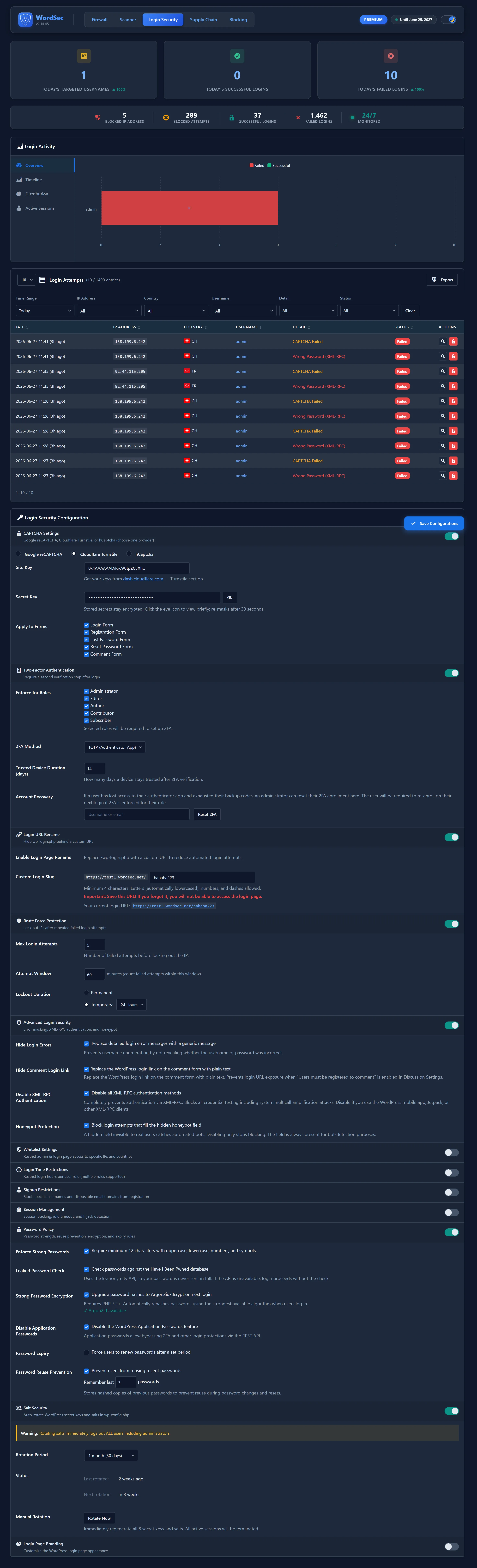 Login Security